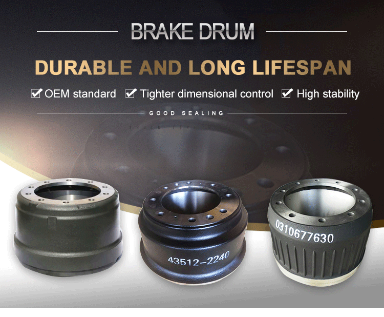 Momentum Cast Iron Brake Drums in Vehiculo Safety